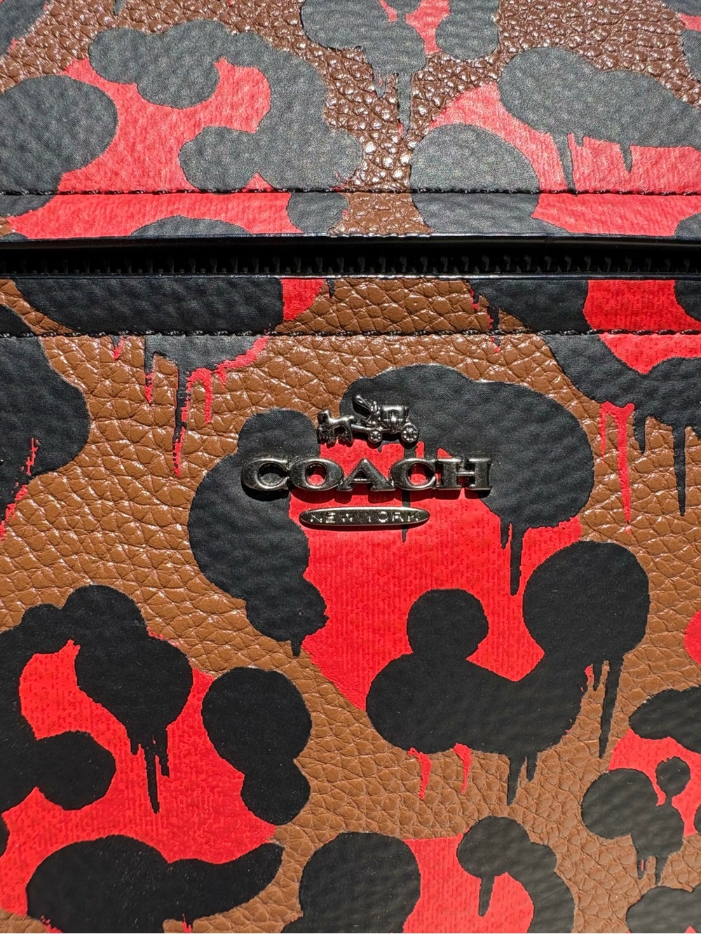 COACH X Baseman Limited Edition Satchel With Wild Beast Ocelot Print 36451 - Picture 2 of 10
